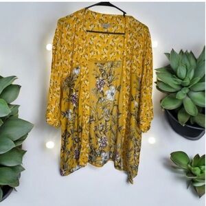 Wonderly Yellow Floral Blouse